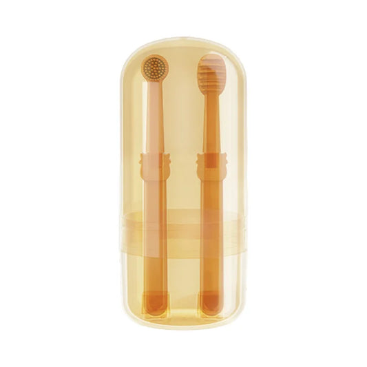 Kit Higiene Bucal Para Cachorro Laranja S - ESCOVA - 01