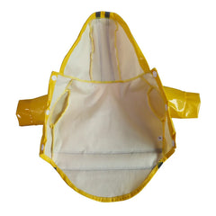 Capa de Chuva Impermeável para Cachorros com Faixa Refletiva e Capuz