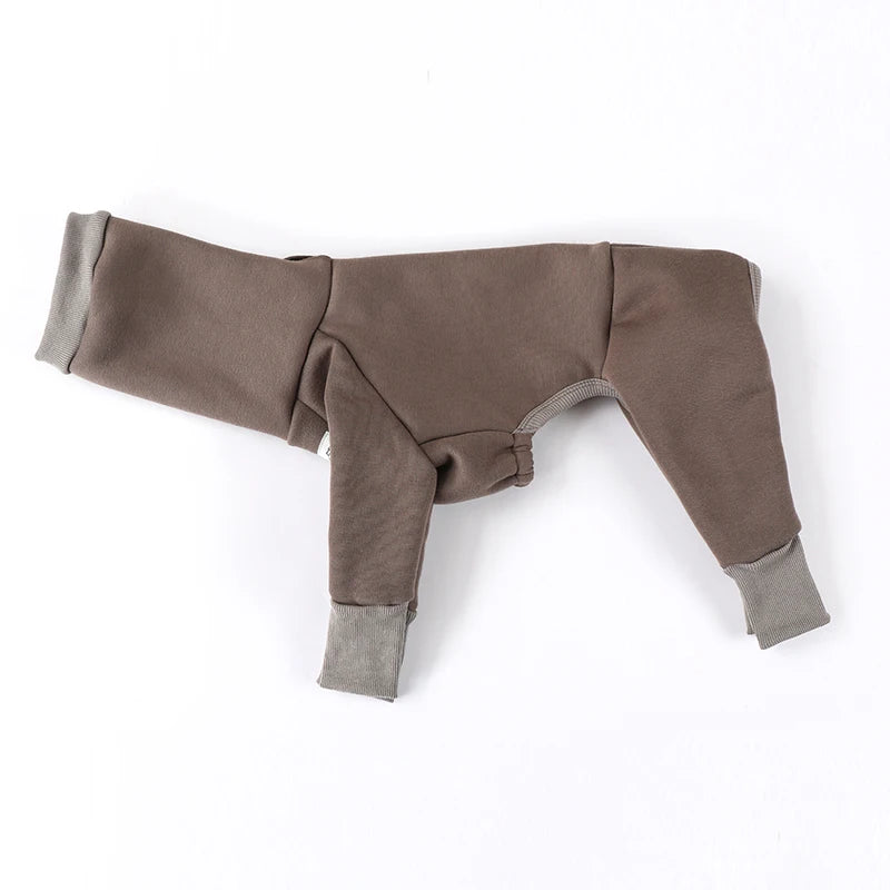 Roupa Pet Para Galgo Com Estilo Minimalista E Manga Longa