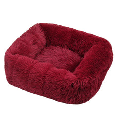 Cama Donut Pet Antiestresse Pelúcia Lavável Diversas Cores