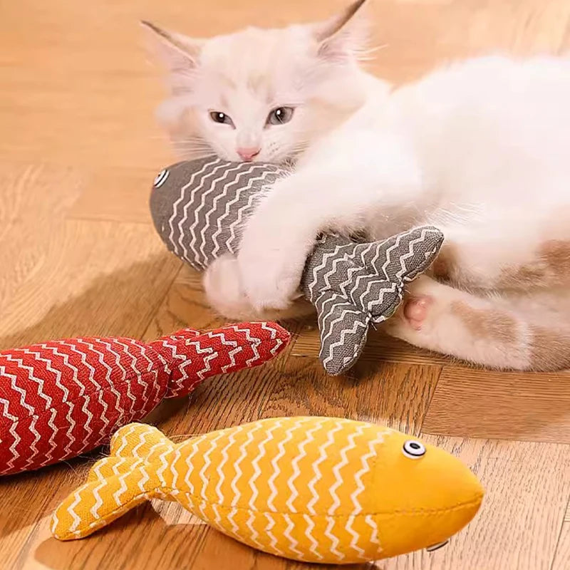 Brinquedo Interativo de Peixe para Gatos