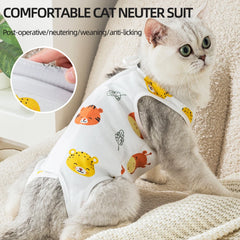Macacão Para Gato Com Estampa Corida E Caimento Ajustado