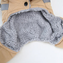 Roupa de Inverno  para Cães com Forro Aconchegante