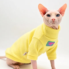 Blusa Pet Para Gatos Com Estilo Básico E Cores Vibrantes