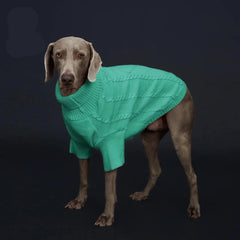 Roupa Quentinha para Cães Grandes com Tecido Canelado