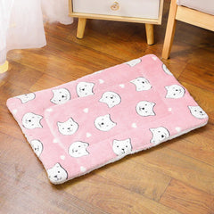 Colchonete Acolchoado para Gatos e Cães — Flanela Quentinha