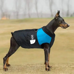 Jaqueta Softshell para Cães Grandes com Design Bicolor e Refletivos