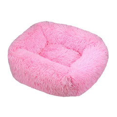 Cama Donut Pet Antiestresse Pelúcia Lavável Diversas Cores