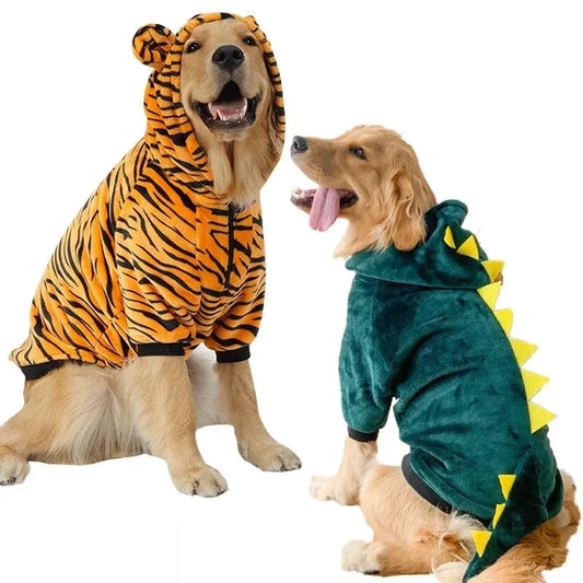 Roupa Fantasia Quentinha para Cães de Grande Porte