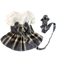 Vestido de Verão para Cães com Guia - ChicPet