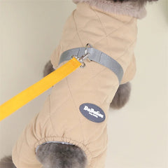 Roupa de Inverno  para Cães com Forro Aconchegante