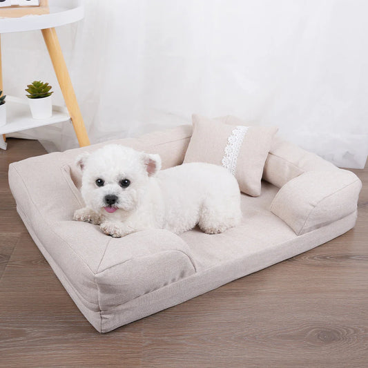 Sofa Para Cachorro - Liberty Branco / M 60x45cm C - CAMA - 54