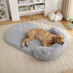 Cama Pet Retangular Pelúcia Extra Macia Antiderrapante
