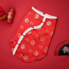 Roupa Pet Luxo Oriental com Forro Quentinho