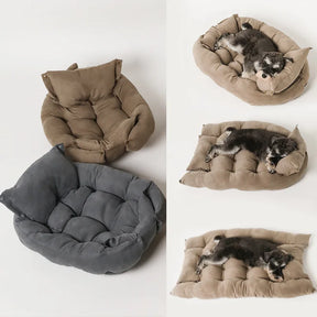 Cama Com Travesseiro Para Pet - Quilt