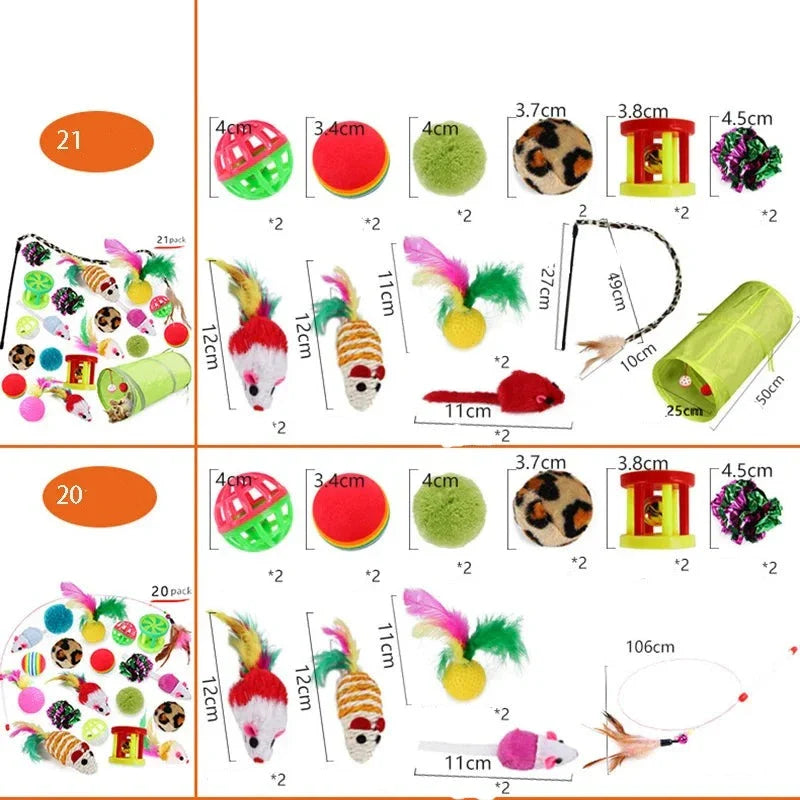 Kit de Brinquedos para Gatos B - BRINQUEDO GATO - 02