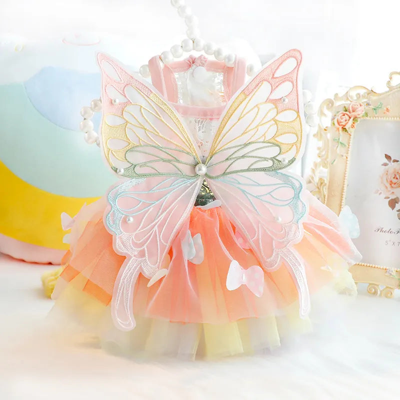 Vestido Borboletinha Para Pet R - ROUPA - 72 DFG