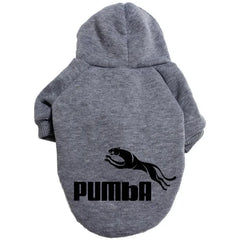 Roupa Casual para Cães com Estampa Criativa e Capuz Acolchoado