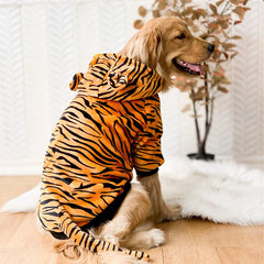 Roupa Estampada com Fantasia Animal para Cachorros Grandes