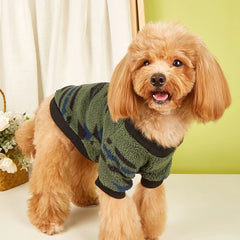 Camiseta Pet Étnica com Padrão Geométrico e Acabamento Macio