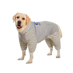 Roupa Listrada para Cães com Estilo Moderno e Confortável