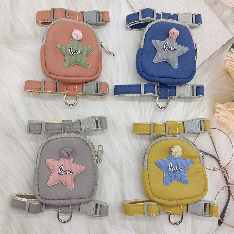 Peitoral Mochila com Guia para Cachorro A - MOCHILA - 01