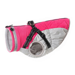 Roupinha estilo Colete de Inverno para Cachorro com Peitoral Embutido