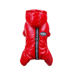 Macacão Puffer Ultra Térmico com Forro de Pelúcia para Cães e Gatos