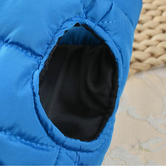 Colete Puffer Pet com Fivela Frontal e Zíper Antivento Wn Dog Ves