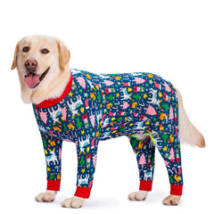 Pijama Estampado de Frio para Cachorro Grande com Conforto Total