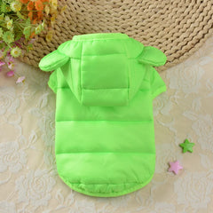 Colete Para Cachorro Estilo Puffer Com Estampa De Bichinhos
