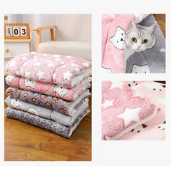 Colchonete Acolchoado para Gatos e Cães — Flanela Quentinha