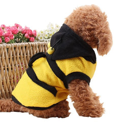 Roupa Pet Estilo Abelhinha Em Pelúcia Macia