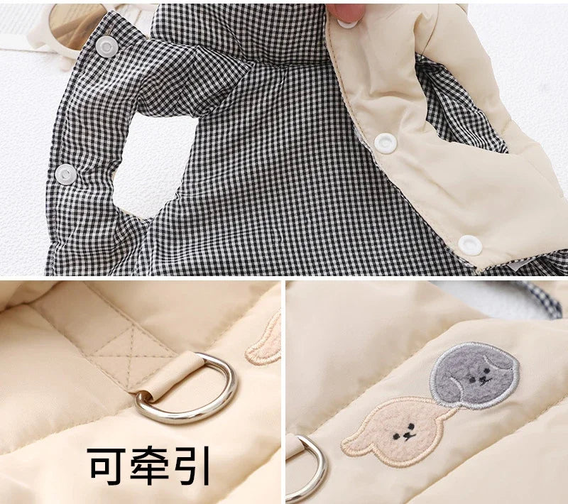 Colete Acolchoado Para Cães Pequenos R - ROUPA - 57