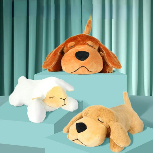 Brinquedo Interativo para Cachorros com Pulso Cardíaco Calmante