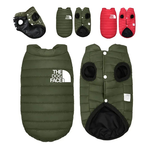 Colete Puffer The Dog Face para Cães com Forro Térmico