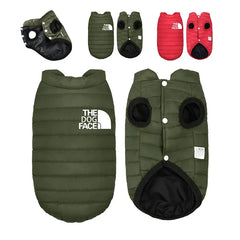 Colete Puffer The Dog Face para Cães com Forro Térmico