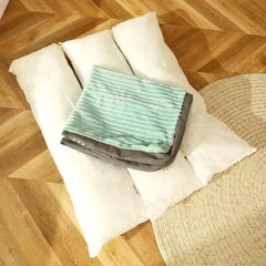 Colchão Pet Listrado Estilo Minimalista Conforto e Sofisticação