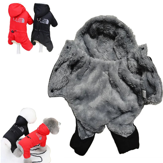 Roupa de Inverno  para Cães com Forro Aconchegante