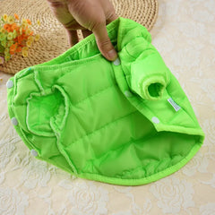 Colete Para Cachorro Estilo Puffer Com Estampa De Bichinhos