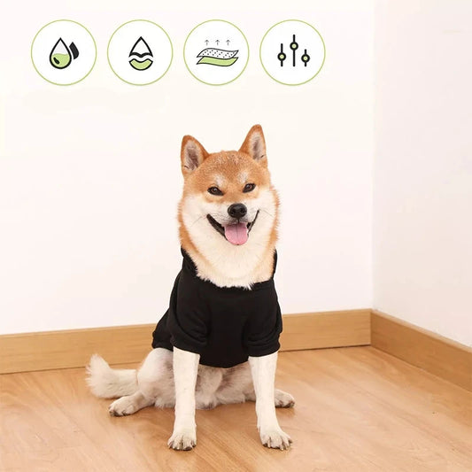 Roupa de Frio para Cachorros com Capuz e Modelagem Confortável