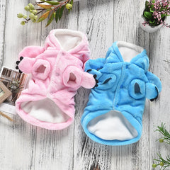 Roupinha de Inverno para Pet com Orelhas Fofas