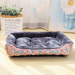 Cama Luxo Pet Estampada Pelúcia Interna Pet