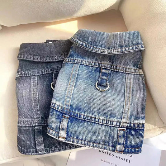 Jaqueta Jeans Para Cachorro - Echo Luna R22