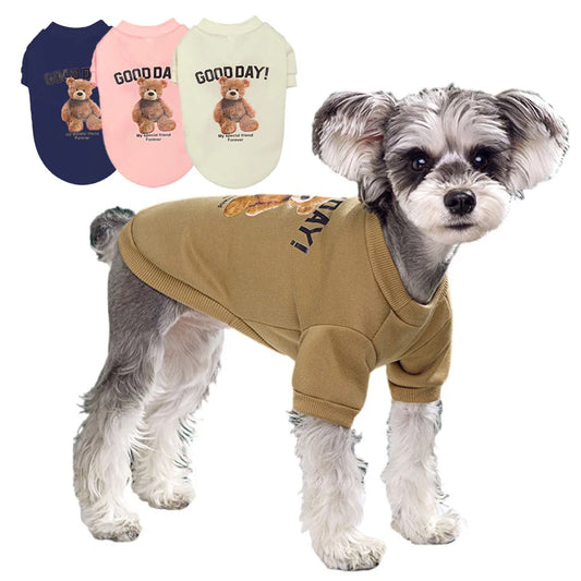 Camiseta Para Cachorro Com Estampa De Urso