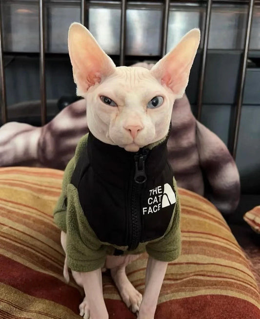 Casaco De Pelúcia Para Gatos - Jazz R - ROUPA GATO - 78