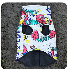 Roupa Estampada para Cachorro com Suporte para Guia R - ROUPA - 27
