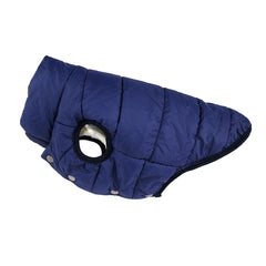 Casaco Pet Super Quente Com Tecido Impermeável E Fecho Frontal
