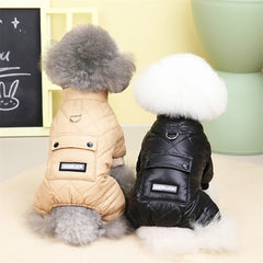 Roupa de Inverno  para Cães com Forro Aconchegante