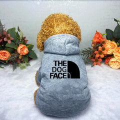 Moletom para Cães The Dog Face com Capuz e Estampa